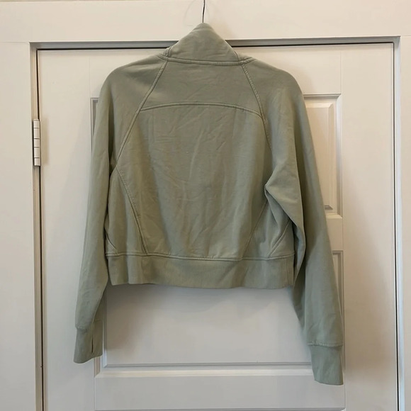 Danskin light green quarter‎ zip sweatshirt size small - Picture 6 of 8